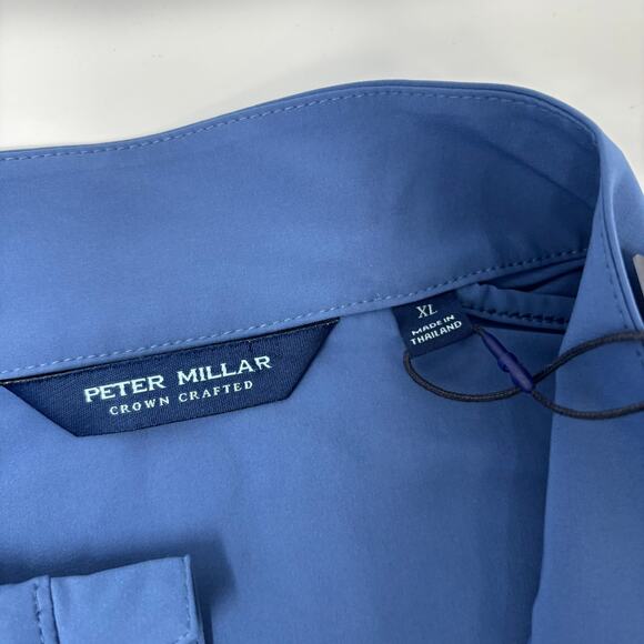 Peter Millar Crown Crafted XL Ocean Blue Contour Full Zip Jacket MS25XZ09 NWT - Picture 2 of 7